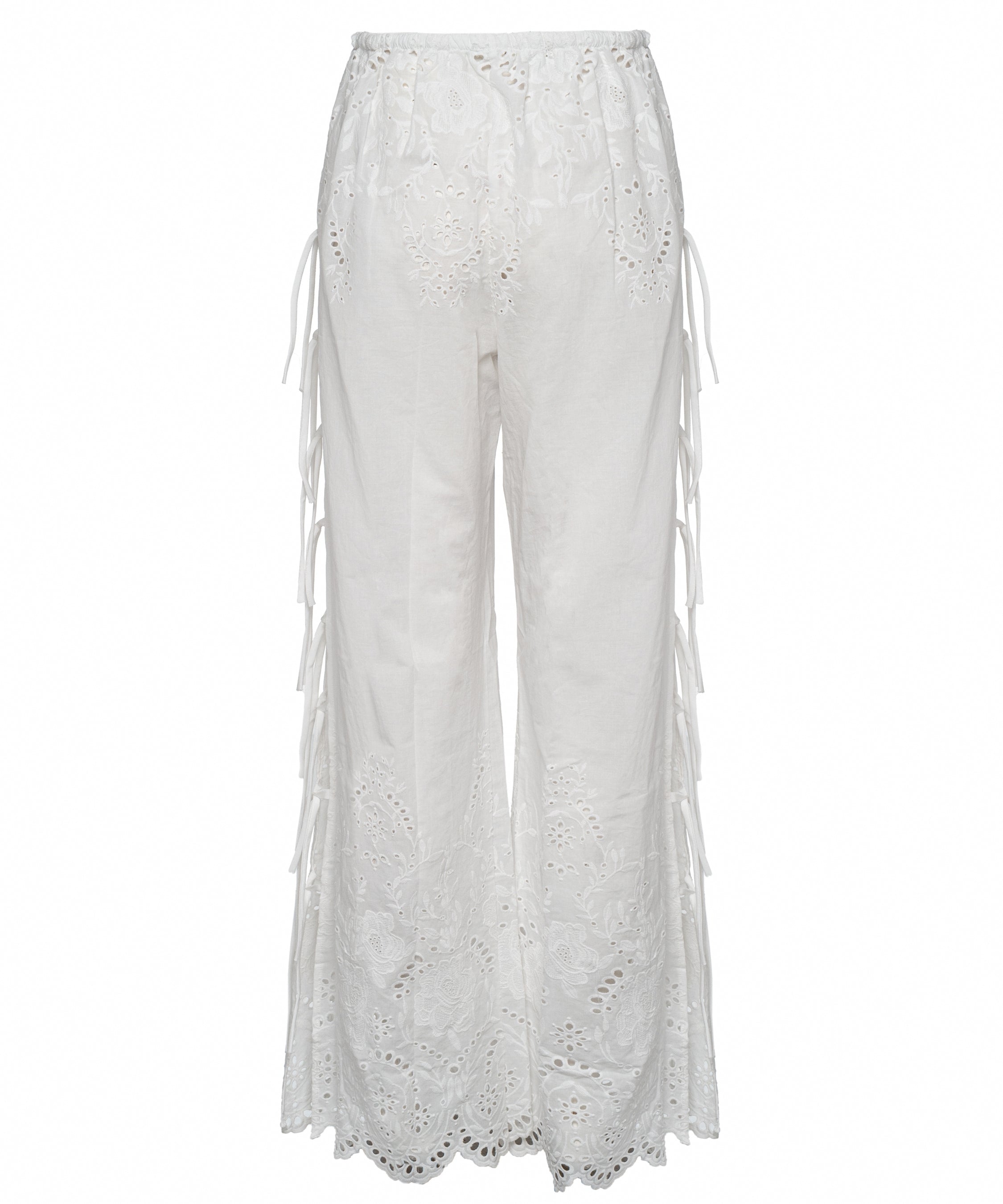 Formentera Slit Pants Granny Drapes