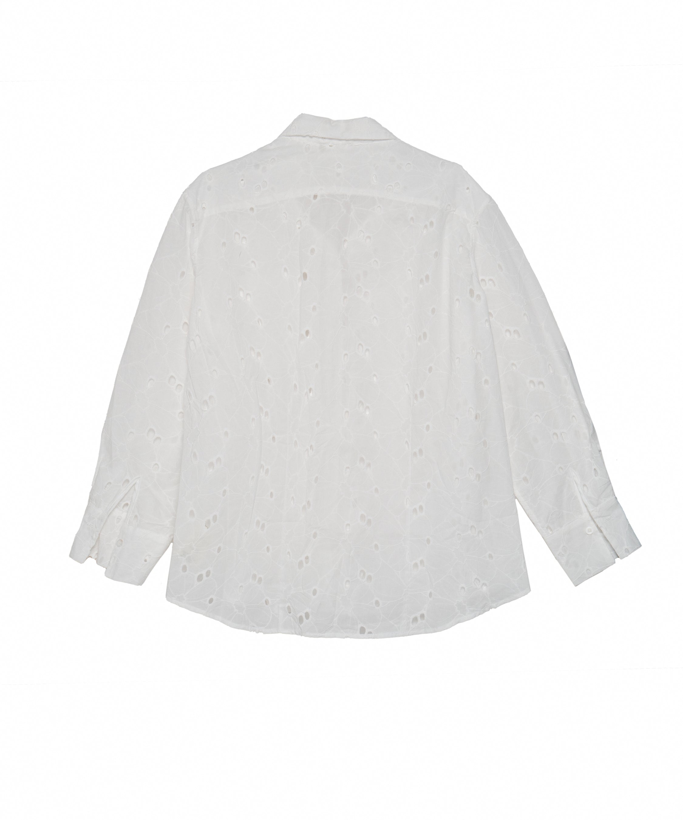 Patti Buttondown Shirt White Dior Eyelet