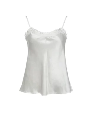 DAVID TANK TOP SILK IVORY