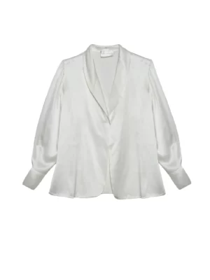 OMI BLOUSE SILK IVORY